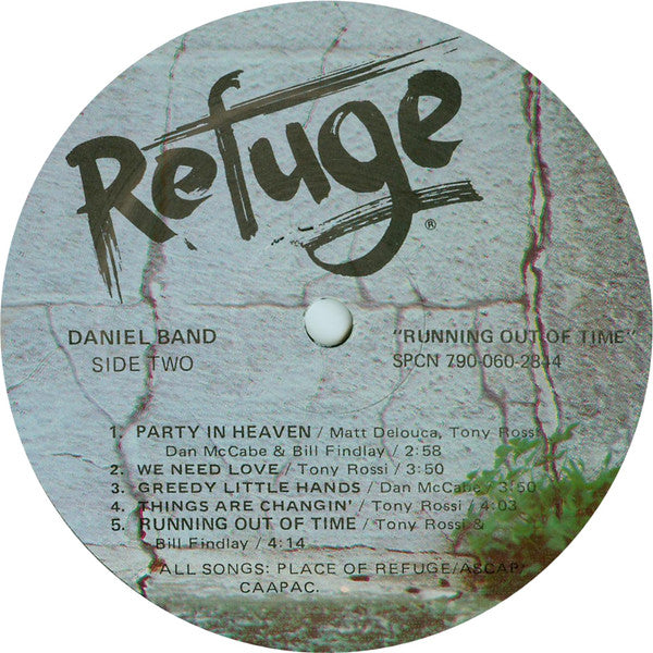 Daniel Band : Running Out Of Time (LP,Album,Stereo)