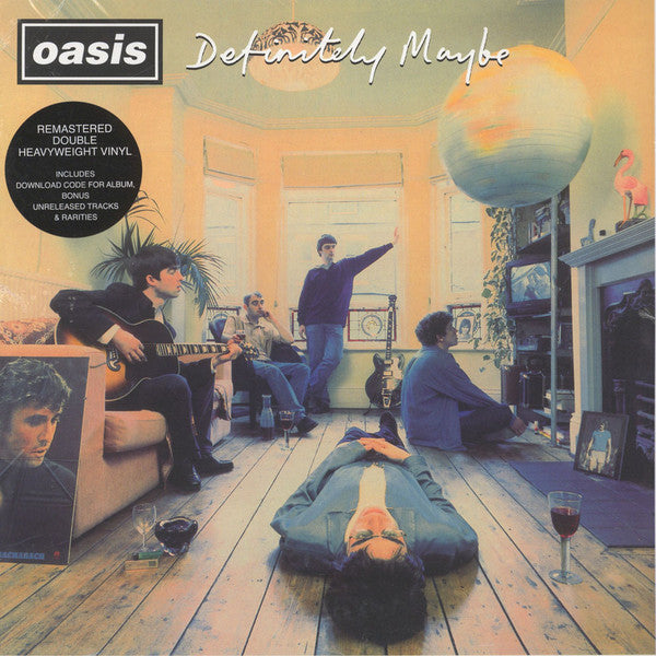 Oasis (2) : Definitely Maybe (LP,Album,Reissue,Remastered,Stereo)