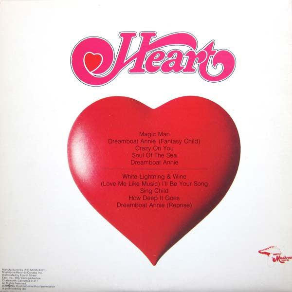Heart : Dreamboat Annie (LP,Album)
