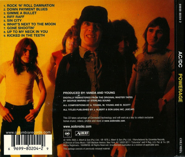 Buy AC/DC : Powerage (Album,Enhanced,Reissue,Remastered,Stereo) Online ...