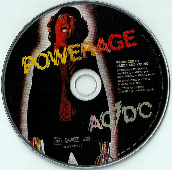 AC/DC : Powerage (Album,Enhanced,Reissue,Remastered,Stereo)