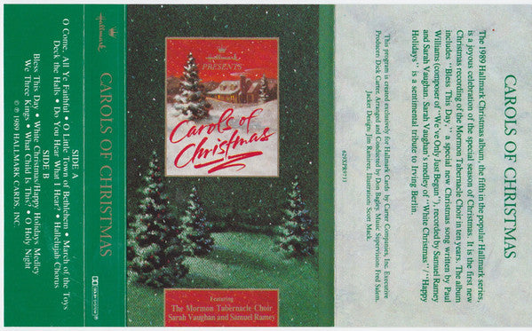 Mormon Tabernacle Choir, Sarah Vaughan And Samuel Ramey : Carols Of Christmas (Album)