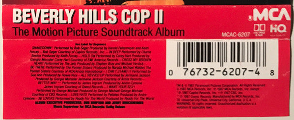 Various : Beverly Hills Cop II: The Motion Picture Soundtrack Album (Album,Compilation)