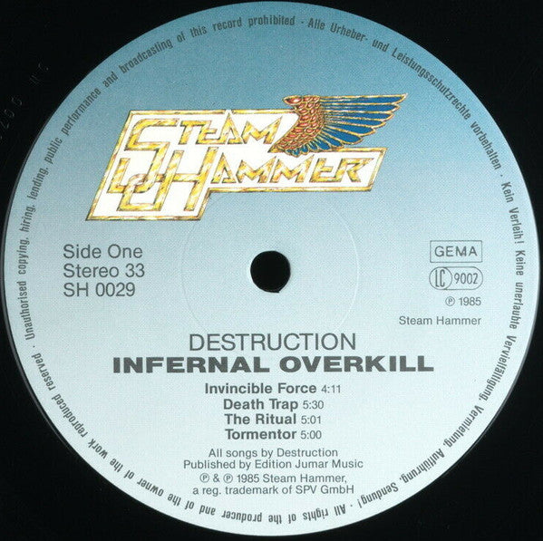 Destruction : Infernal Overkill (LP,Album)
