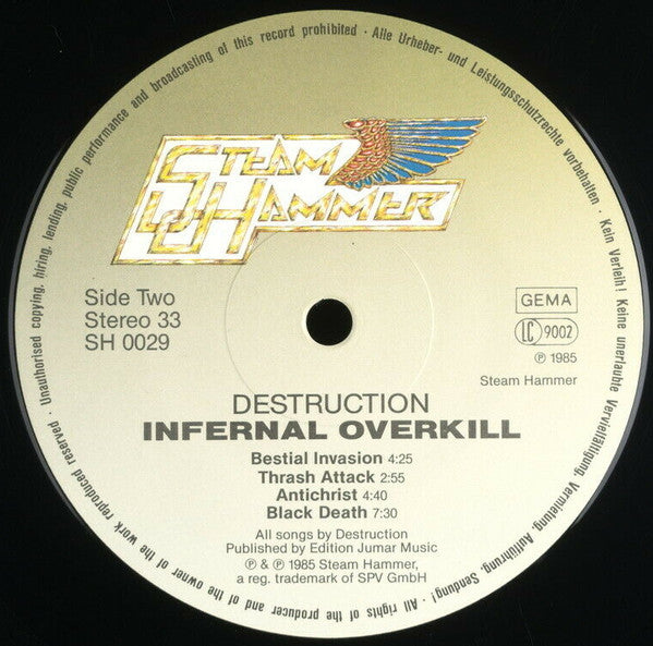 Destruction : Infernal Overkill (LP,Album)
