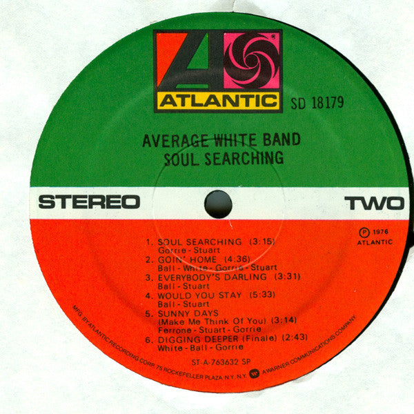 Average White Band : Soul Searching (LP,Album)