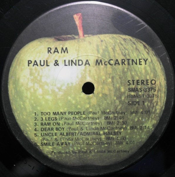 Paul & Linda McCartney : Ram (LP,Album,Stereo)