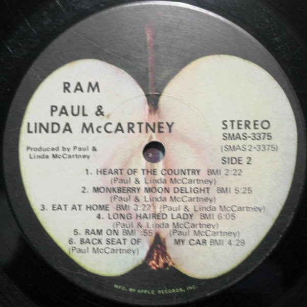Paul & Linda McCartney : Ram (LP,Album,Stereo)