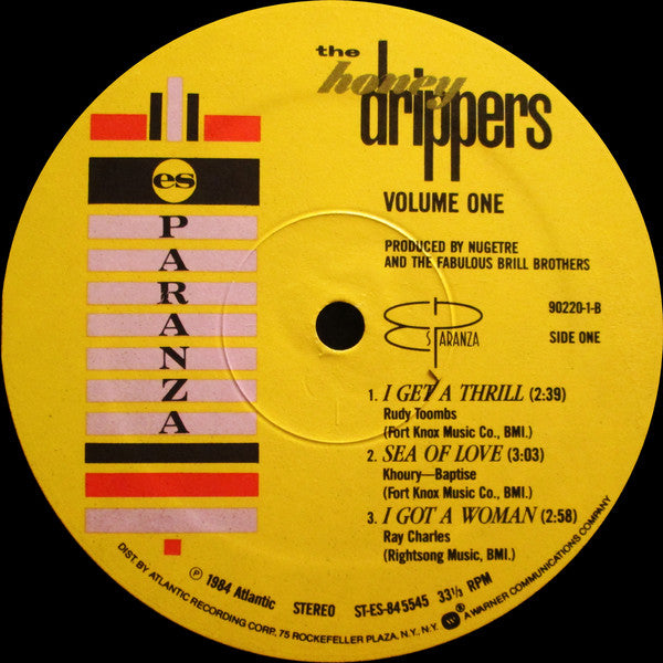 Honeydrippers, The : Volume One (12",33 ⅓ RPM,Mini-Album,Stereo)