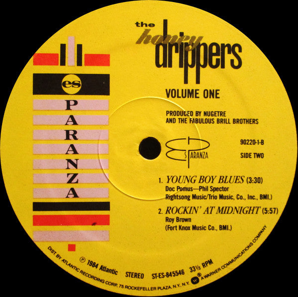 Honeydrippers, The : Volume One (12",33 ⅓ RPM,Mini-Album,Stereo)