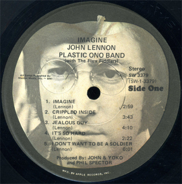 John Lennon : Imagine (LP,Album,Stereo)