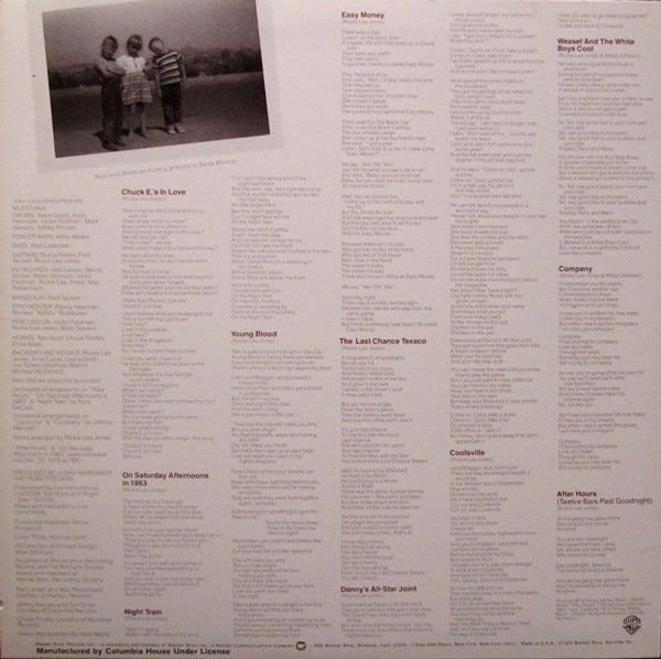 Rickie Lee Jones : Rickie Lee Jones (LP,Album,Club Edition)
