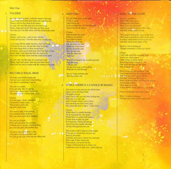 Steve Winwood : Talking Back To The Night (LP,Album,Club Edition)
