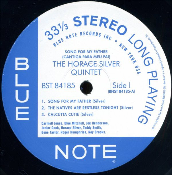 Horace Silver Quintet, The : Song For My Father = Cantiga Para Meu Pai (LP,Album,Reissue,Remastered,Stereo)