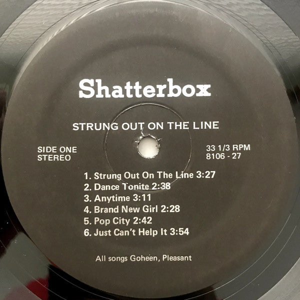 Shatterbox : Strung Out On The Line (LP,Album)