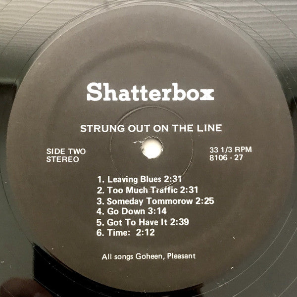 Shatterbox : Strung Out On The Line (LP,Album)