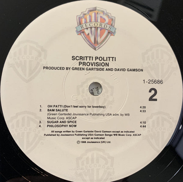 Scritti Politti : Provision (LP,Album)