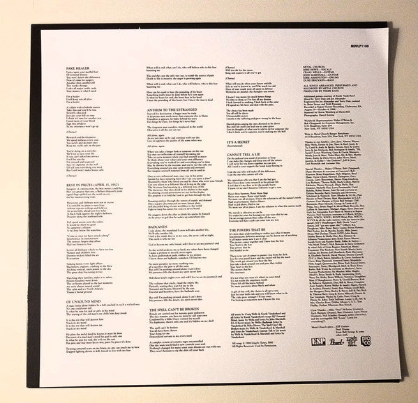 Metal Church : Blessing In Disguise (LP,Album,Reissue)