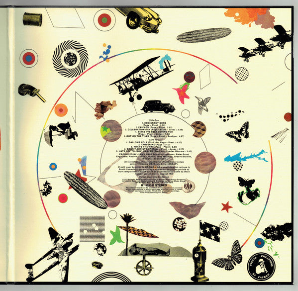 Led Zeppelin : Led Zeppelin III (LP,Album,Reissue,Remastered,Stereo)