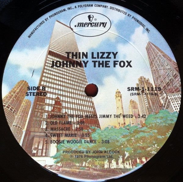 Thin Lizzy : Johnny The Fox (LP,Album,Stereo)