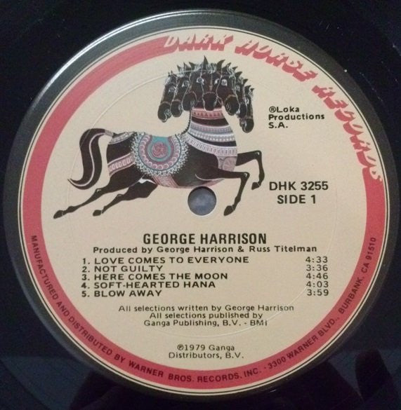 George Harrison : George Harrison (LP,Album)