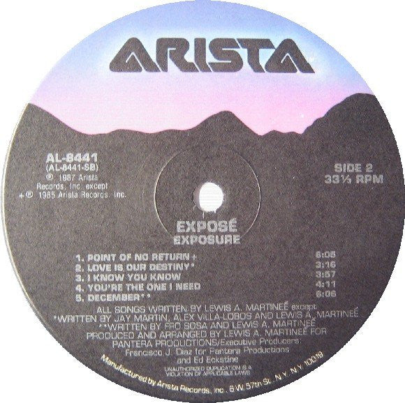 Exposé : Exposure (LP,Album)