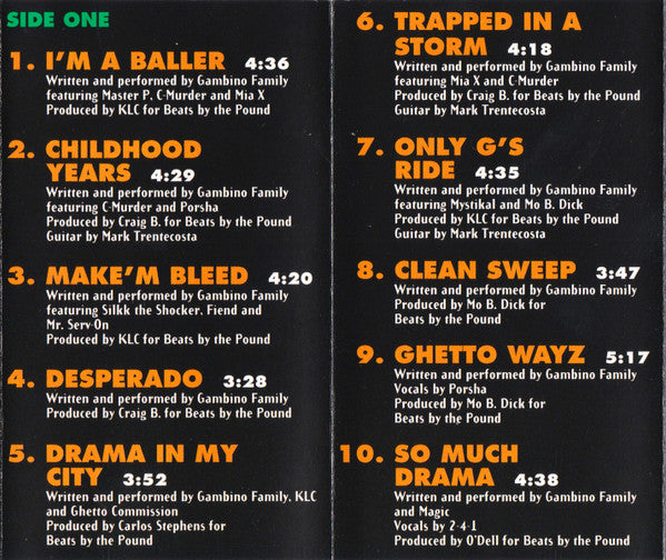 Gambino Family : Ghetto Organized (Album)