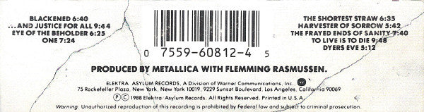 Metallica : ...And Justice For All (Album)