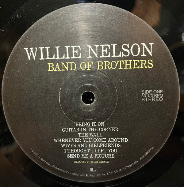 Willie Nelson : Band Of Brothers (LP,Album)