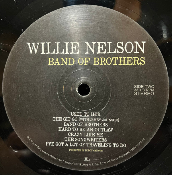 Willie Nelson : Band Of Brothers (LP,Album)