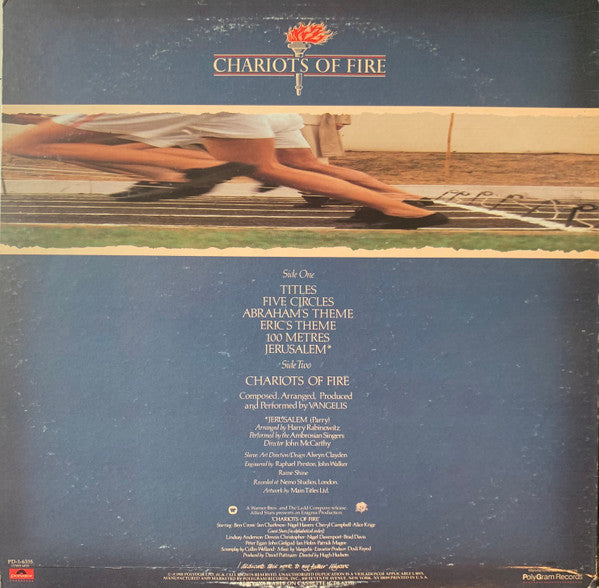 Vangelis : Chariots Of Fire (LP,Album)