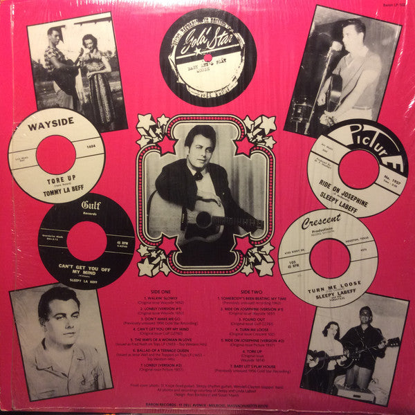 Sleepy La Beef : Early, Rare, And Rockin' Sides (LP,Compilation)