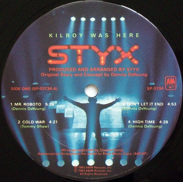Styx : Kilroy Was Here (LP,Album,Club Edition,Stereo)