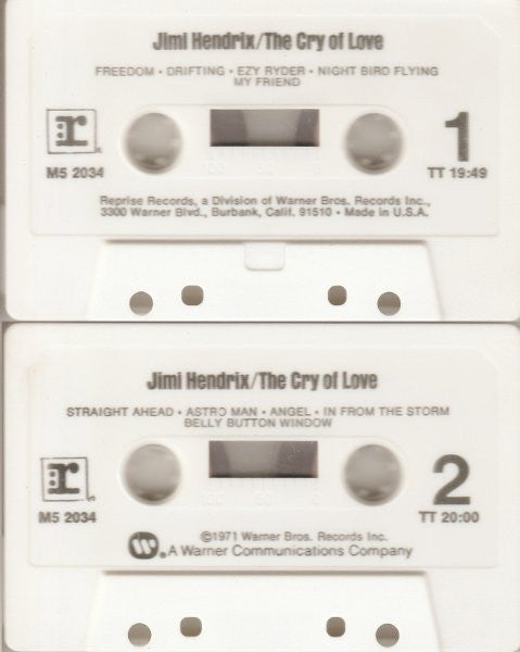 Jimi Hendrix : The Cry Of Love (Album,Reissue)