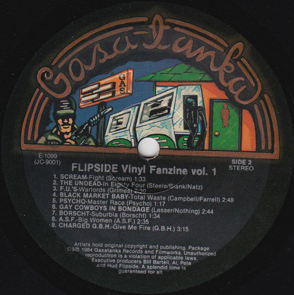 Various : Flipside Vinyl Fanzine Vol. 1 (LP,Compilation)