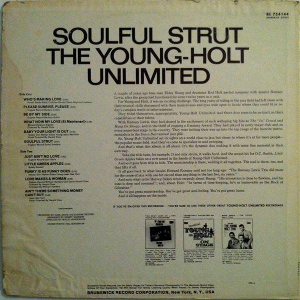 Young Holt Unlimited : Soulful Strut (LP,Album)