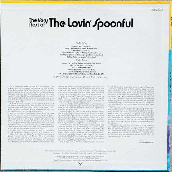 Lovin' Spoonful, The : The Very Best Of The Lovin' Spoonful (LP,Compilation,Repress,Stereo)