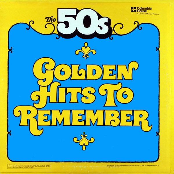 Various : The 50's Greatest Love Songs / The 50's Golden Hits To Remember (LP,Compilation)