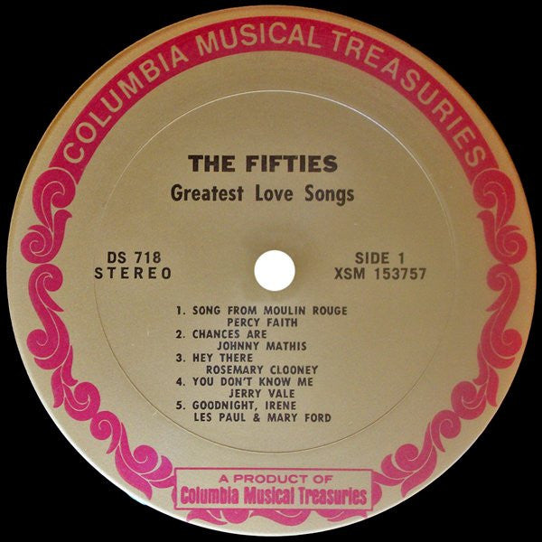 Various : The 50's Greatest Love Songs / The 50's Golden Hits To Remember (LP,Compilation)