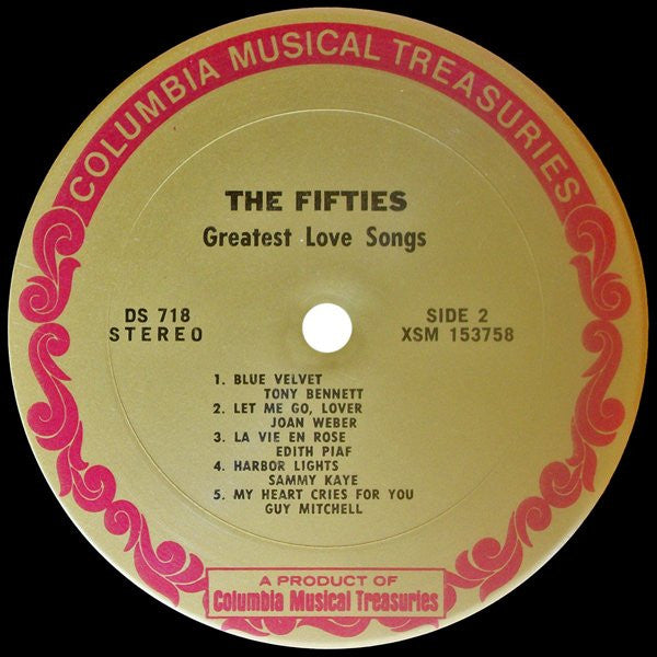 Various : The 50's Greatest Love Songs / The 50's Golden Hits To Remember (LP,Compilation)