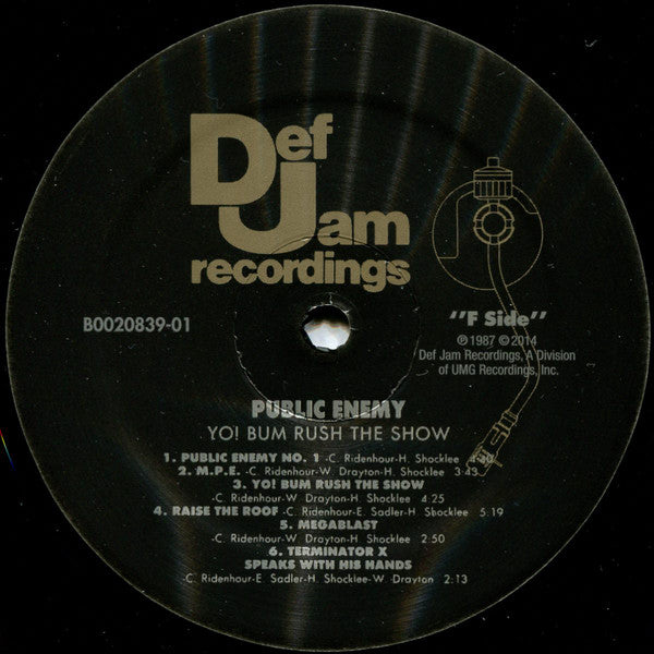 Public Enemy : Yo!  Bum Rush The Show (LP,Album,Reissue)