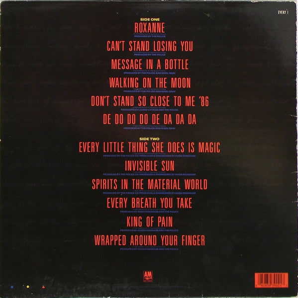 Police, The : Every Breath You Take (The Singles) (LP,Compilation,Stereo)