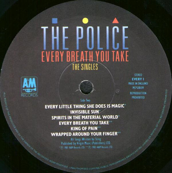 Police, The : Every Breath You Take (The Singles) (LP,Compilation,Stereo)