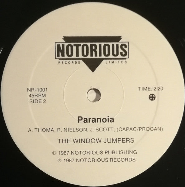 Window Jumpers, The : The Crash Of '87 (12",45 RPM)