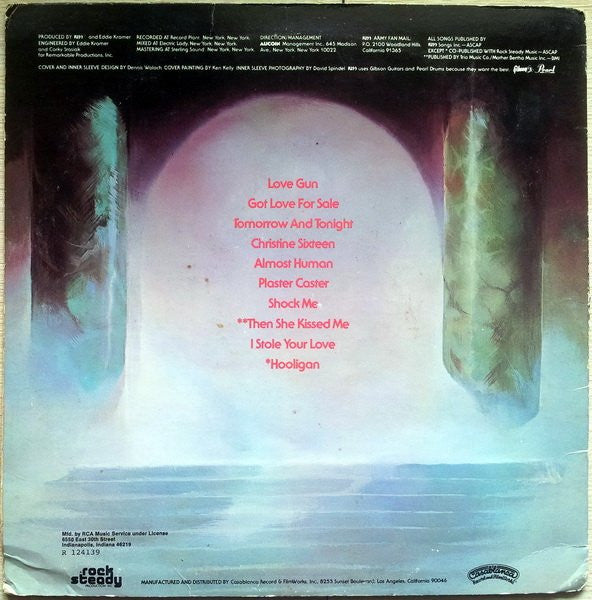 Kiss : Love Gun (LP,Album,Club Edition)