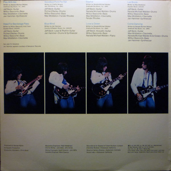 Jeff Beck : Wired (LP,Album)