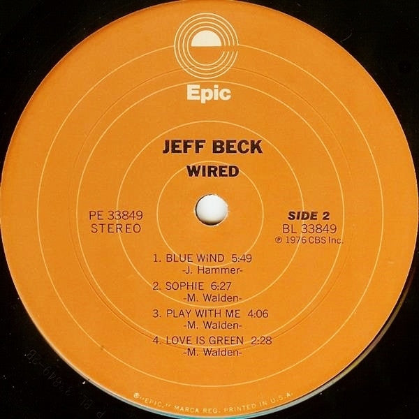 Jeff Beck : Wired (LP,Album)