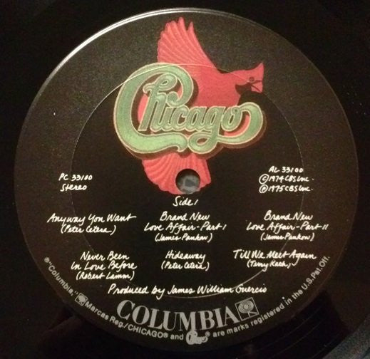 Chicago (2) : Chicago VIII (LP,Album,Stereo)