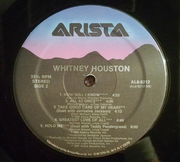 Whitney Houston : Whitney Houston (LP,Album)