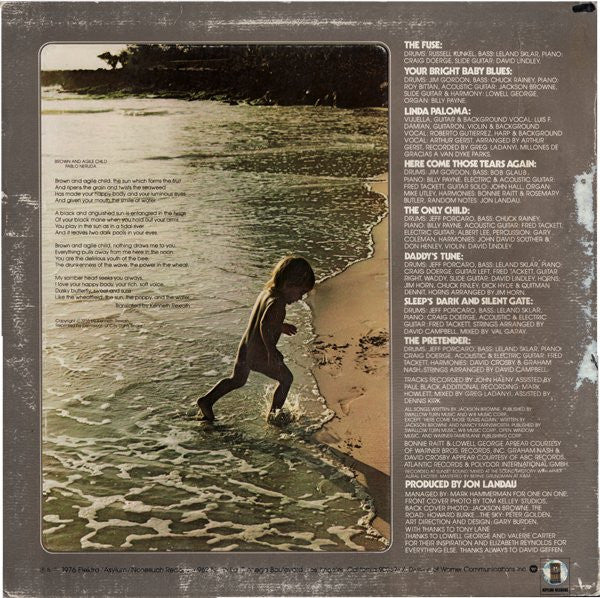 Jackson Browne : The Pretender (LP,Album,Stereo)